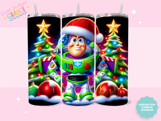 20oz SUBLIMATION TRANSFER - BUZZ CHRISTMAS