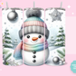 20oz SUBLIMATION TRANSFER - COLORFUL SNOWMAN