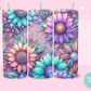 20oz SUBLIMATION TRANSFER - COLORFUL SUNFLOWERS