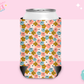 CAN KOOZIE SUB TRANSFER - RETRO FLOWERS