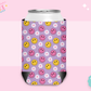 CAN KOOZIE SUB TRANSFER - PURPLE SMILEYS