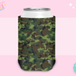 CAN KOOZIE SUB TRANSFER - GREEN CAMO