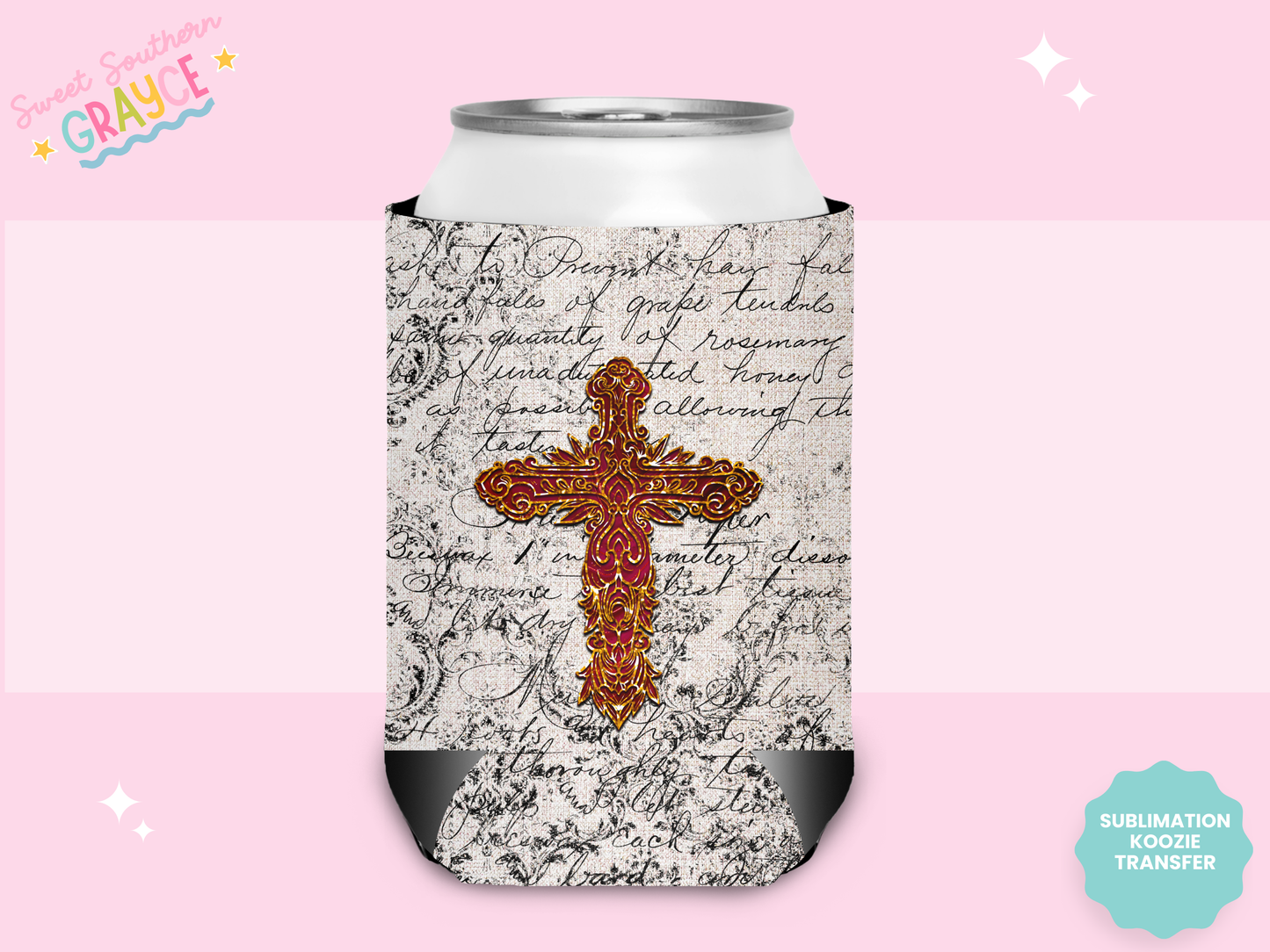 CAN KOOZIE SUB TRANSFER - CROSS