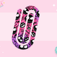 JUMBO PAPER CLIP SUB TRANSFER - PINK AND PURPLE HALLOWEEN KING