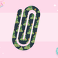 JUMBO PAPER CLIP SUB TRANSFER - GREEN CHRISTMAS TREES