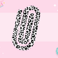 JUMBO PAPER CLIP SUB TRANSFER - BLACK CHEETAH