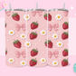 20oz SUBLIMATION TRANSFER- PINK BOWS STRAWBERIES DAISIES