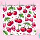 20oz SUBLIMATION TRANSFER- CHERRIES AND BOWS