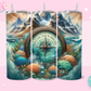 20oz SUBLIMATION TRANSFER- OCEAN MOUNTAIN COMPASS