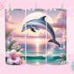 20oz SUBLIMATION TRANSFER- SUNSET DOLPHIN