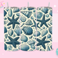 20oz SUBLIMATION TRANSFER- BLUE SEA SHELLS