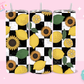 20oz SUBLIMATION TRANSFER- DISTRESSED CHECKERED LEMONS