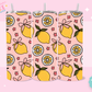 20oz SUBLIMATION TRANSFER- PINK LEMONS