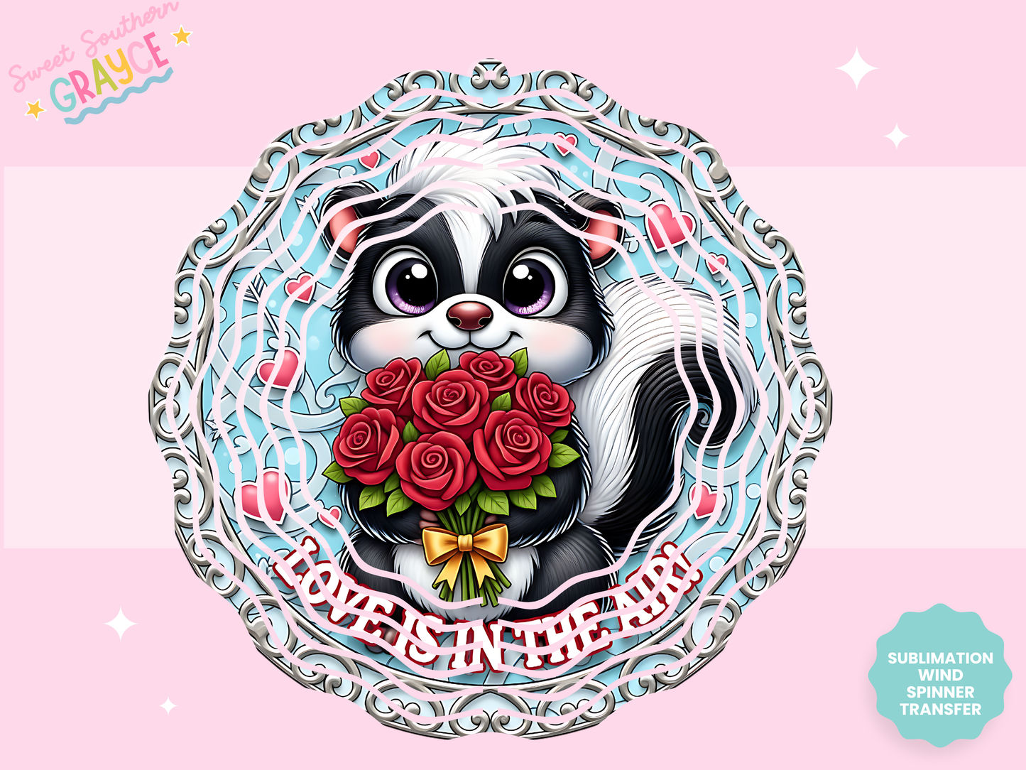 WIND SPINNER SUB TRANSFER - LOVE IS IN THE AIR SKUNK