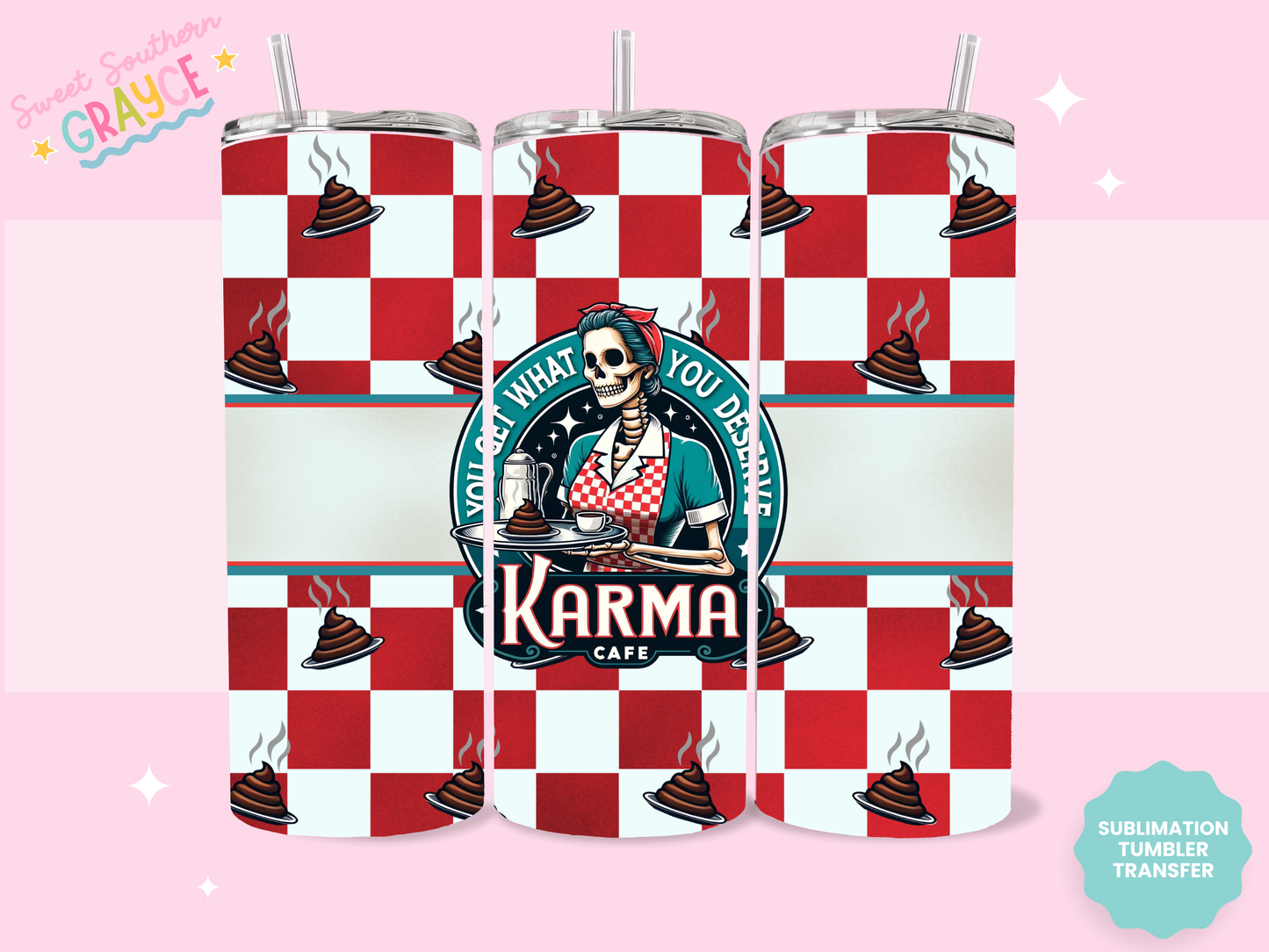 20oz SUBLIMATION TRANSFER - KARMA CAFE