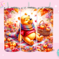 20oz SUBLIMATION TRANSFER - FALL HONEY BEAR