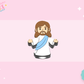 3D STRAW TOPPER- JESUS