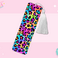 BOOKMARK SUBLIMATION TRANSFER - RAINBOW CHEETAH