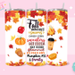 20oz SUBLIMATION TRANSFER - FALL LEAVES