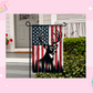 GARDEN FLAG SUBLIMATION TRANSFER - AMERICAN BUCK