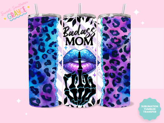 20oz SUBLIMATION TRANSFER - BADASS MOM