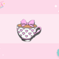 3D STRAW TOPPER- CUTE LATTE