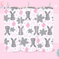 20oz SUBLIMATION TRANSFER - PINK BOW CHEETAH BUNNIES