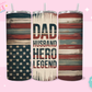 20oz SUBLIMATION TRANSFER- AMERICAN DAD HUSBAND HERO LEGEND
