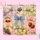 20oz SUBLIMATION TRANSFER- FRUIT FLORAL BOWS