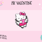 3D STRAW TOPPER- HK VALENTINE
