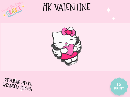3D STRAW TOPPER- HK VALENTINE