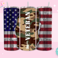 20oz SUBLIMATION TRANSFER - AMERICAN FLAG VET