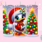 20oz SUBLIMATION TRANSFER - GIRL DUCK CHRISTMAS