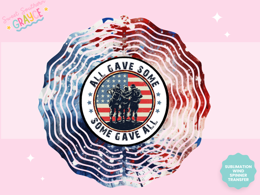 WIND SPINNER SUB TRANSFER - ALL GAVE SOME