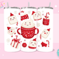 20oz SUBLIMATION TRANSFER - RED CHRISTMAS DRINKS