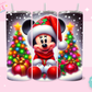 20oz SUBLIMATION TRANSFER - GIRL MOUSE CHRISTMAS