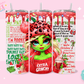 20oz SUBLIMATION TRANSFER - RED GREEN GIRL