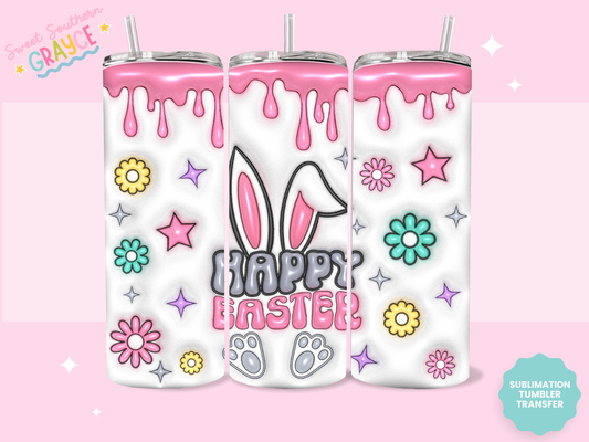 20oz SUBLIMATION TRANSFER - PUFFY HAPPY EASTER