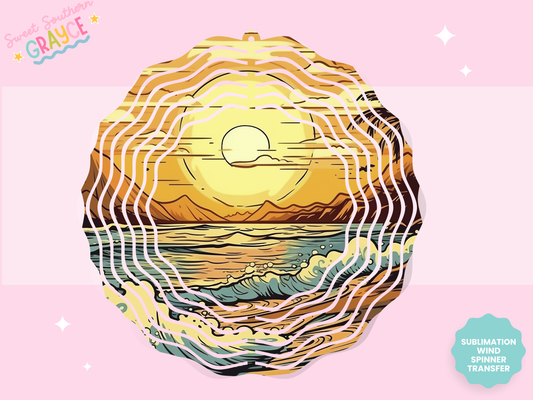 WIND SPINNER SUB TRANSFER - OCEAN SUNSET