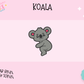 3D STRAW TOPPER- KOALA