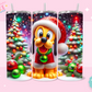 20oz SUBLIMATION TRANSFER - ORANGE DOG CHRISTMAS