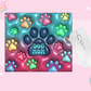 MOUSE PAD SUBLIMATION TRANSFER - PUFFY DDOG MOM