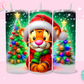 20oz SUBLIMATION TRANSFER - ORANGE TIGER CHRISTMAS