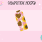 CHAPSTICK HOLDER- SUNFLOWER PINK HEART