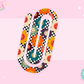 JUMBO PAPER CLIP SUB TRANSFER - RETRO CHECKERED SMILIES