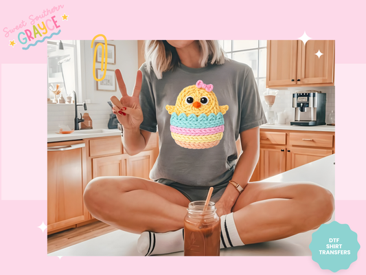 FAUX YARN EASTER CHICK