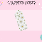 CHAPSTICK HOLDER- WHITE DAISIES