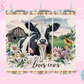 20oz SUBLIMATION TRANSFER - JUST A GIRL WHO LOVES COWS