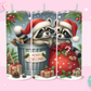 20oz SUBLIMATION TRANSFER - RACCON CHRISTMAS