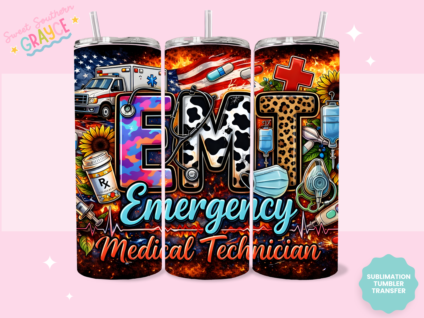 20oz SUBLIMATION TRANSFER- EMT